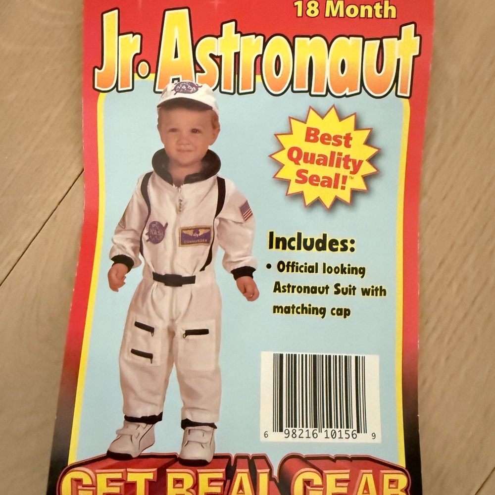 Jr. Astronaut Costume - White